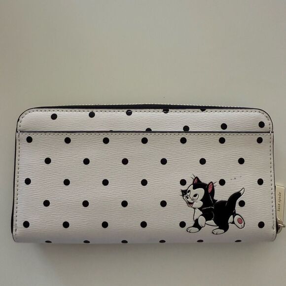 Disney x Kate Spade Minnie Mouse Large Continental Wallet NWT - Picture 8 of 12